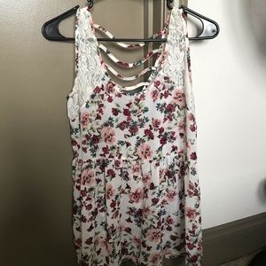 Flowy Floral tank top